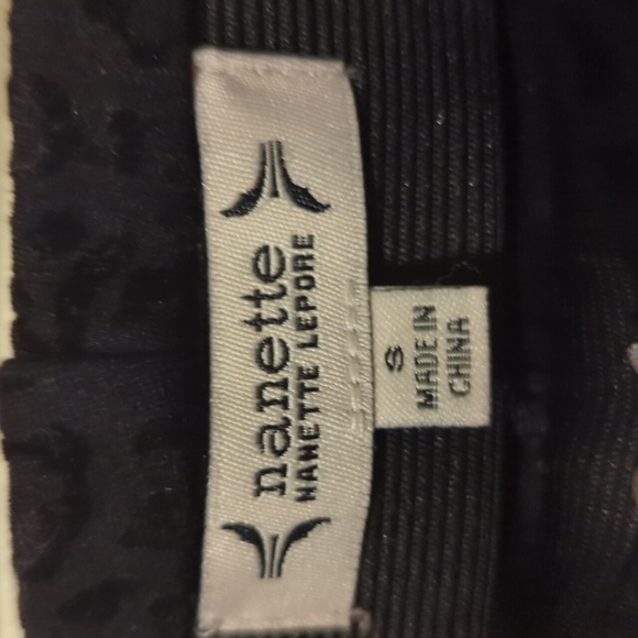 Cheetah print black trousers size small suede cheetah - Picture 5 of 5